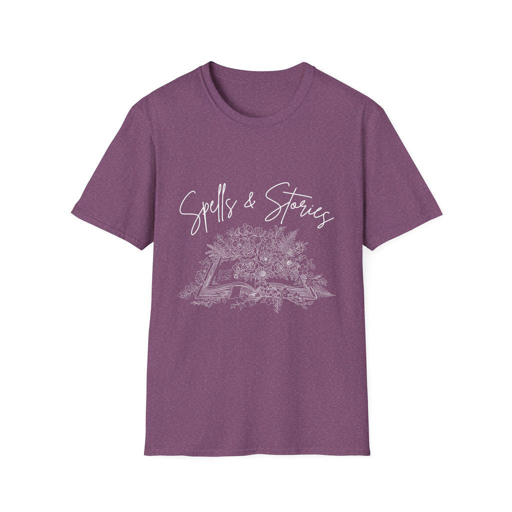 Spells & Stories - Flower Book T-Shirt
