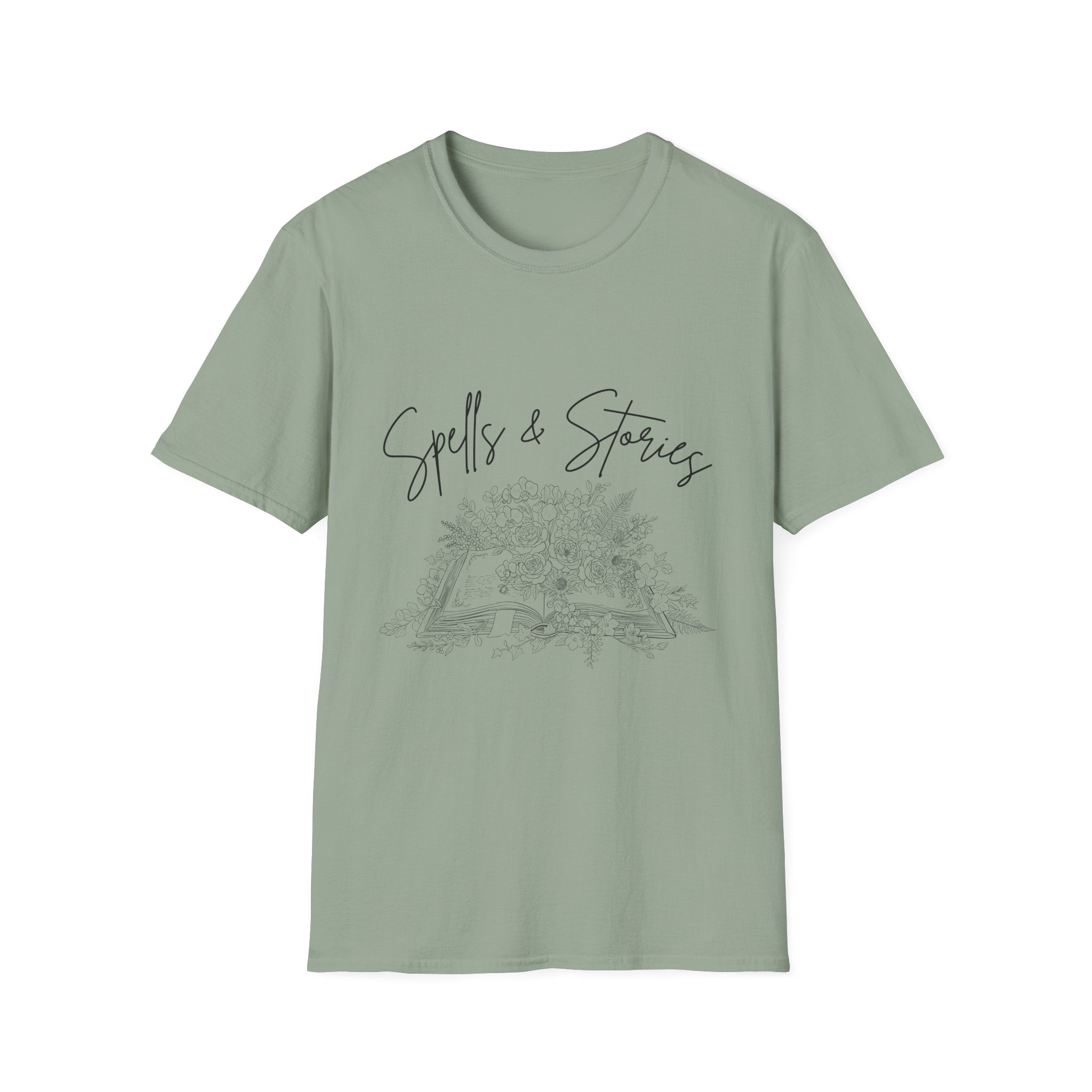 Spells & Stories - Flower Book T-Shirt