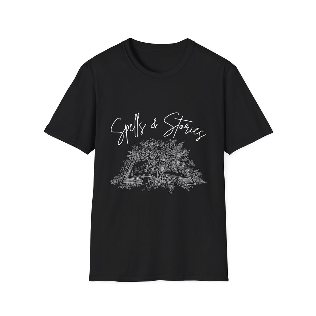 Spells & Stories - Flower Book T-Shirt