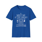 Meet me at the library - Typography T-Shirt