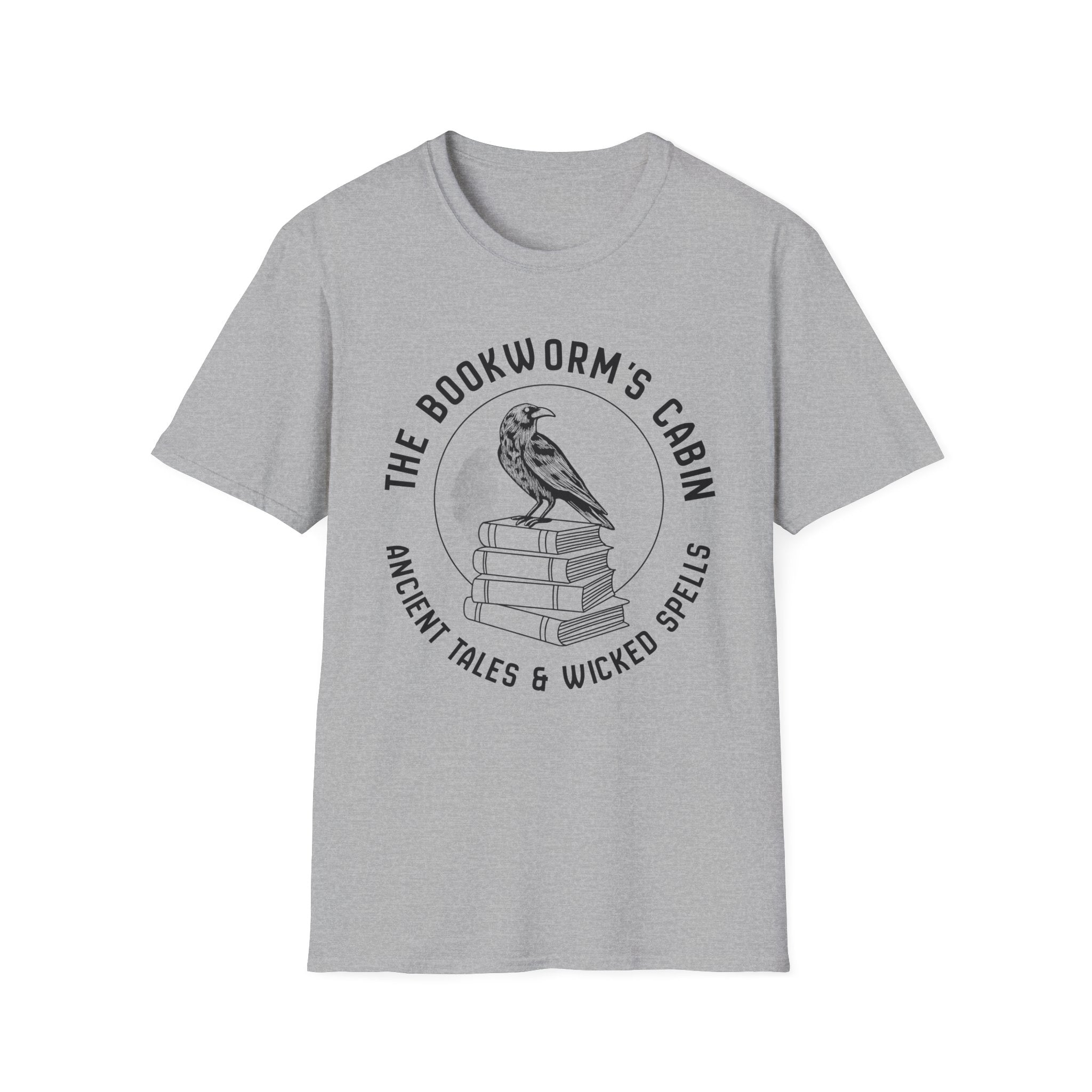 The bookworm's cabin - Typography T-Shirt