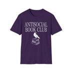 Antisocial book club - Crow on books T-Shirt