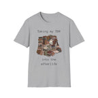 Taking my TBR into the afterlife - Book pile Graphic T-Shirt