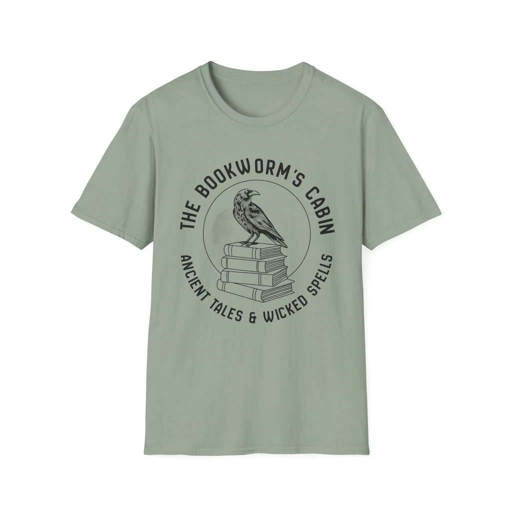 The bookworm's cabin - Typography T-Shirt
