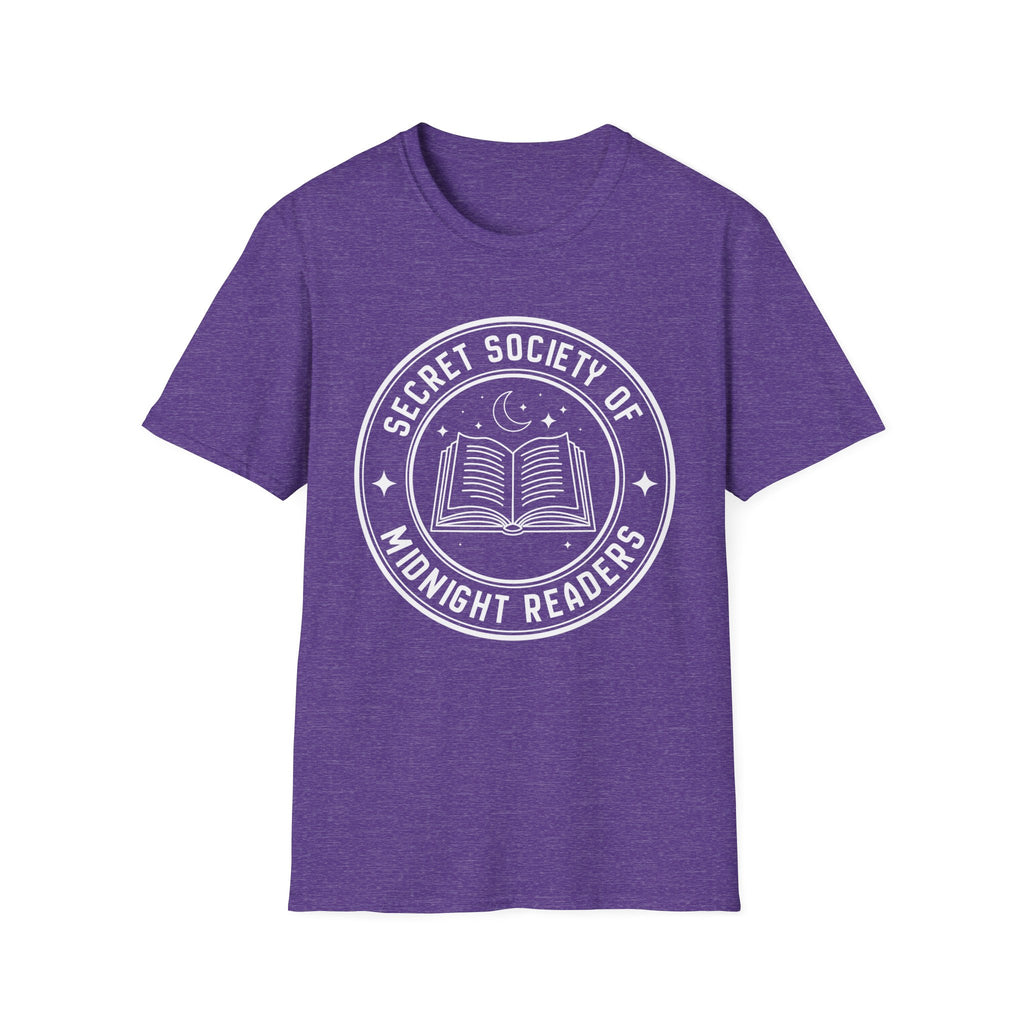 Secret society of midnight readers - Typography T-Shirt