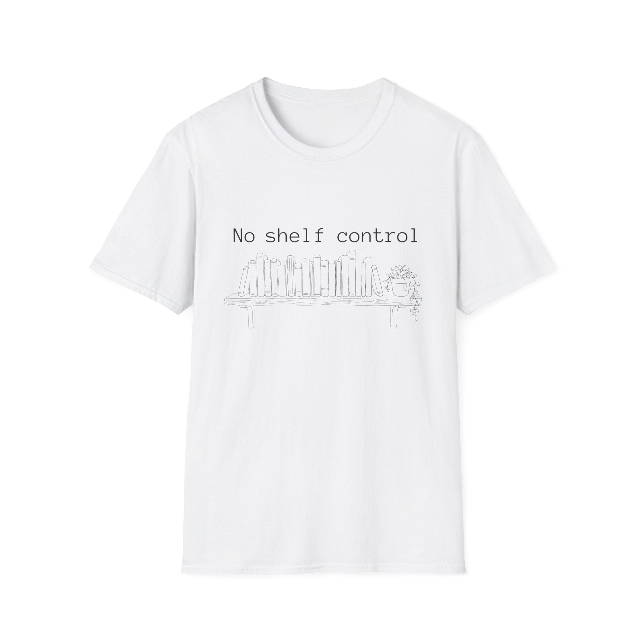 No shelf control - Book shelf with plant T-Shirt