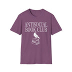Antisocial book club - Crow on books T-Shirt