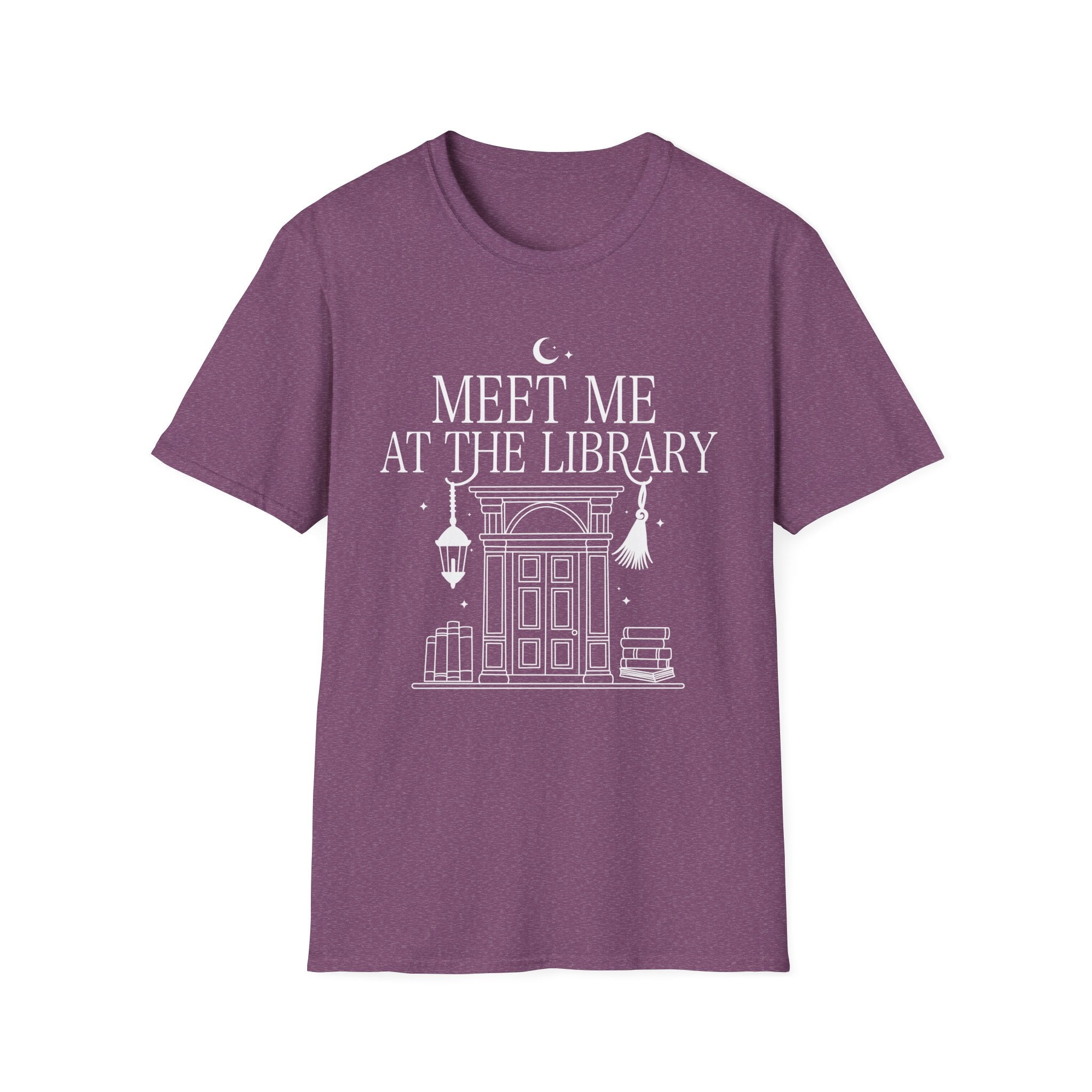 Meet me at the library - Typography T-Shirt