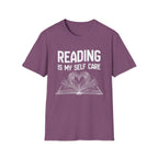 Reading is my self care - Heart Book T-Shirt