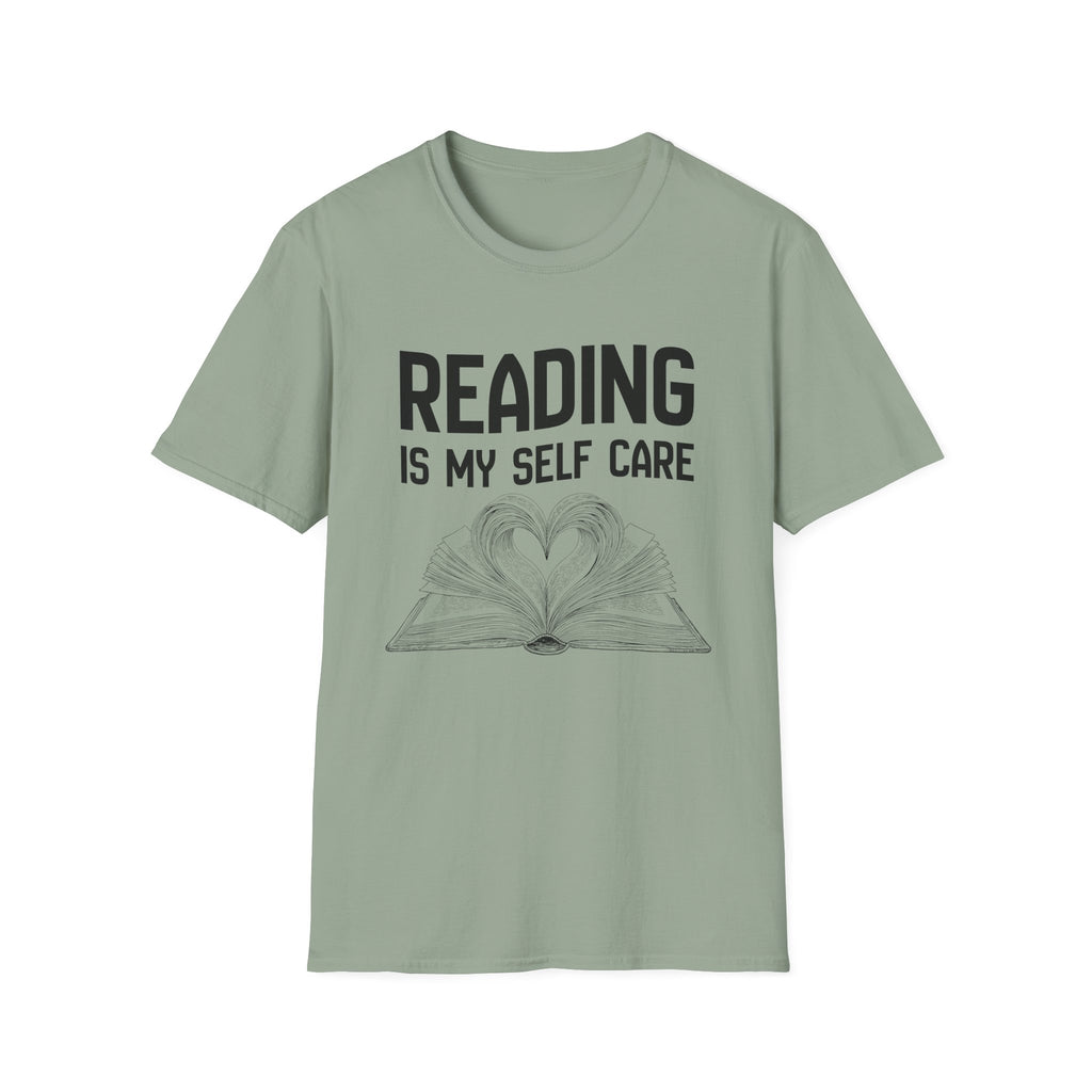 Reading is my self care - Heart Book T-Shirt