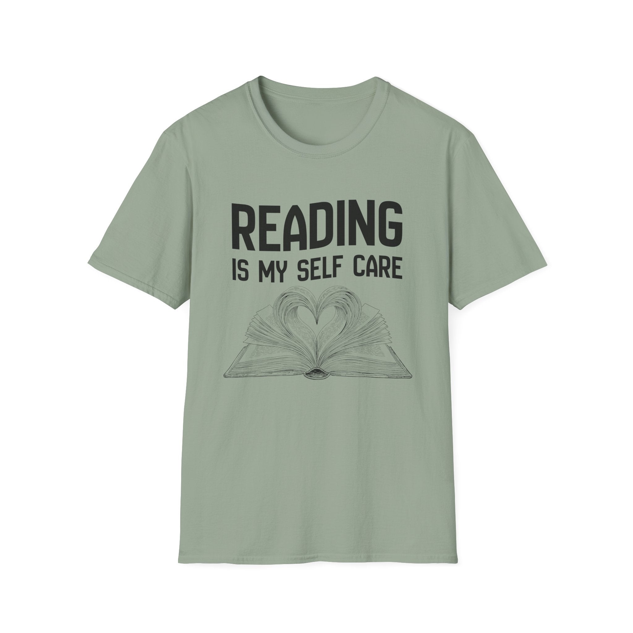 Reading is my self care - Heart Book T-Shirt