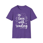 in love with reading - Typography T-Shirt