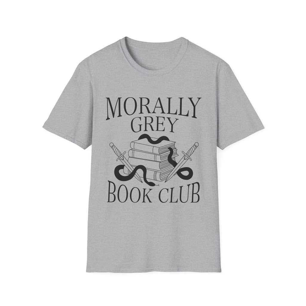Morally grey book club - Typography T-Shirt