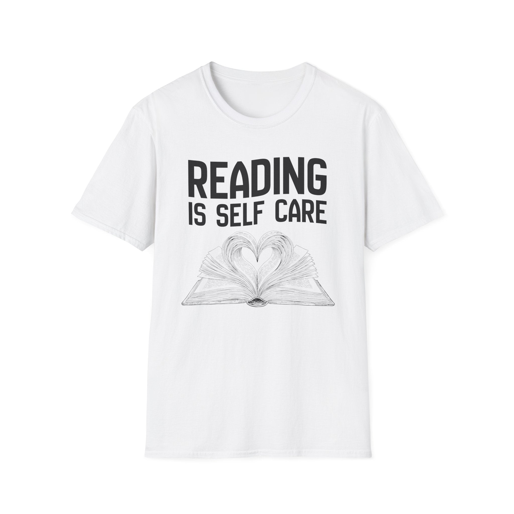 Reading is self care - Heart Book T-Shirt