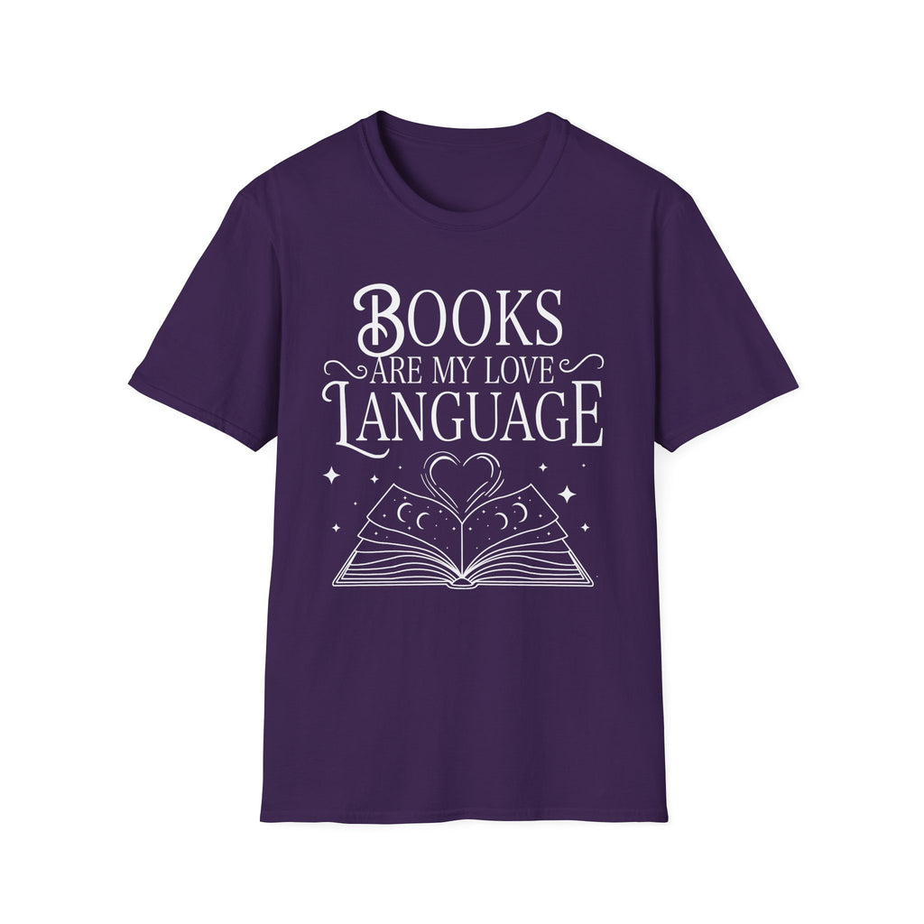 Books are my love language - Typography T-Shirt