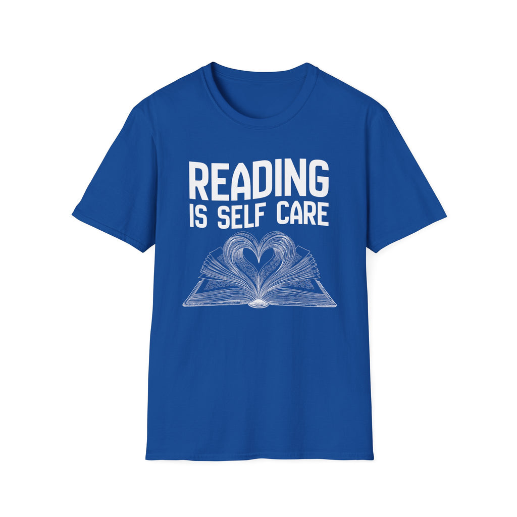 Reading is self care - Heart Book T-Shirt