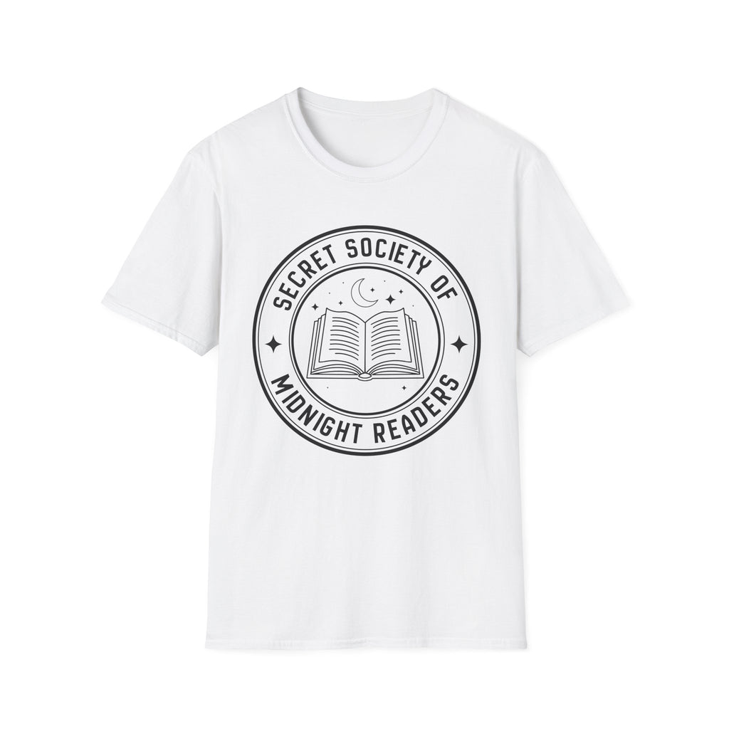 Secret society of midnight readers - Typography T-Shirt