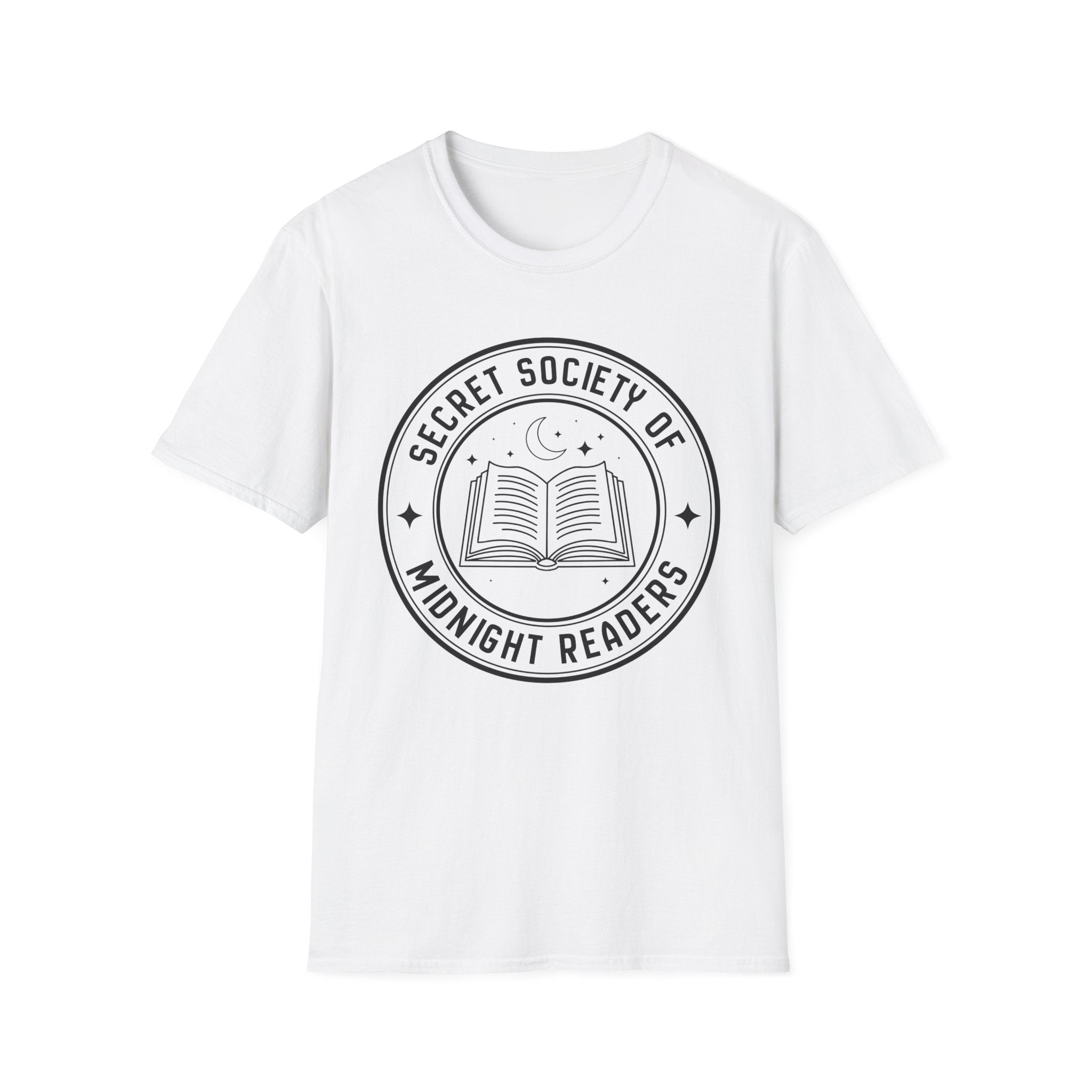 Secret society of midnight readers - Typography T-Shirt