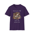 Taking my TBR into the afterlife - Book pile Graphic T-Shirt