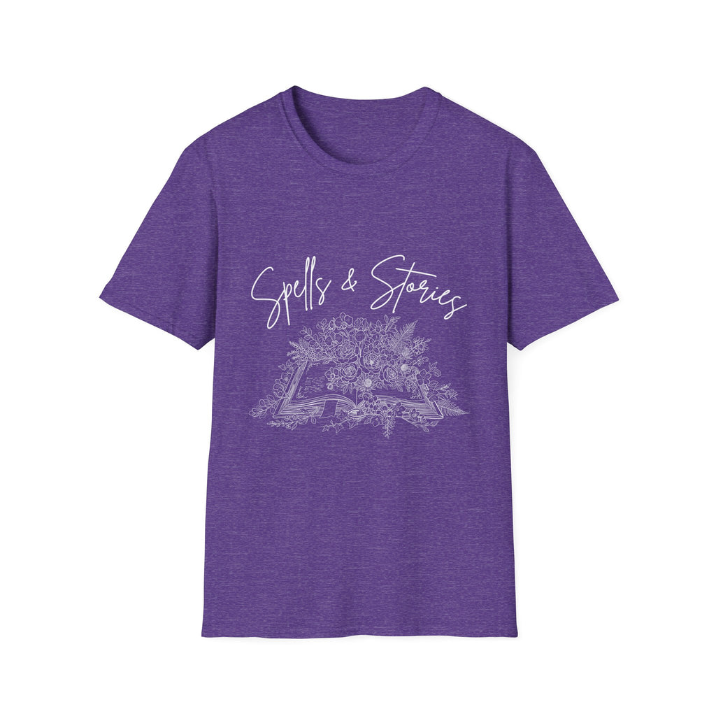 Spells & Stories - Flower Book T-Shirt