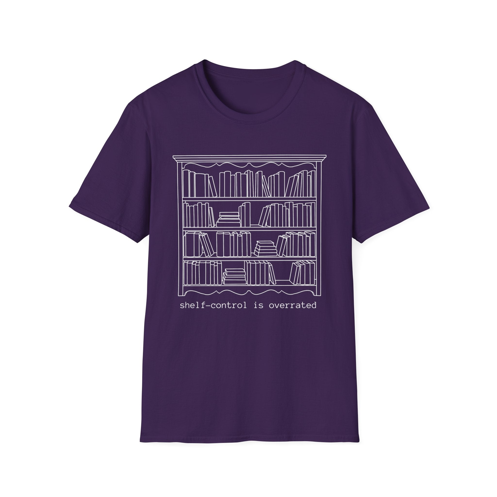 Shelf-control is overrated - Big book shelf T-Shirt