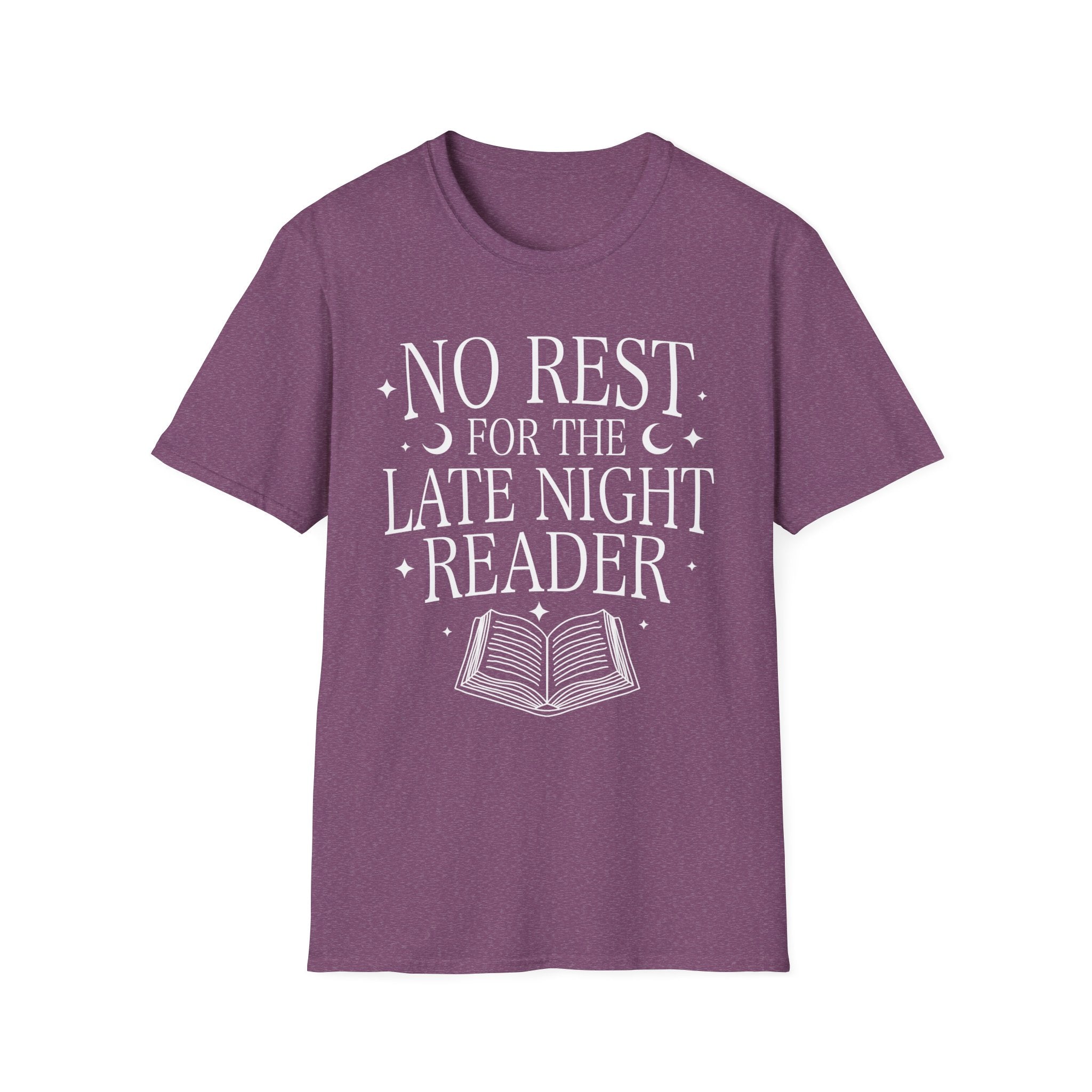 No rest for the late night reader - Typography T-Shirt