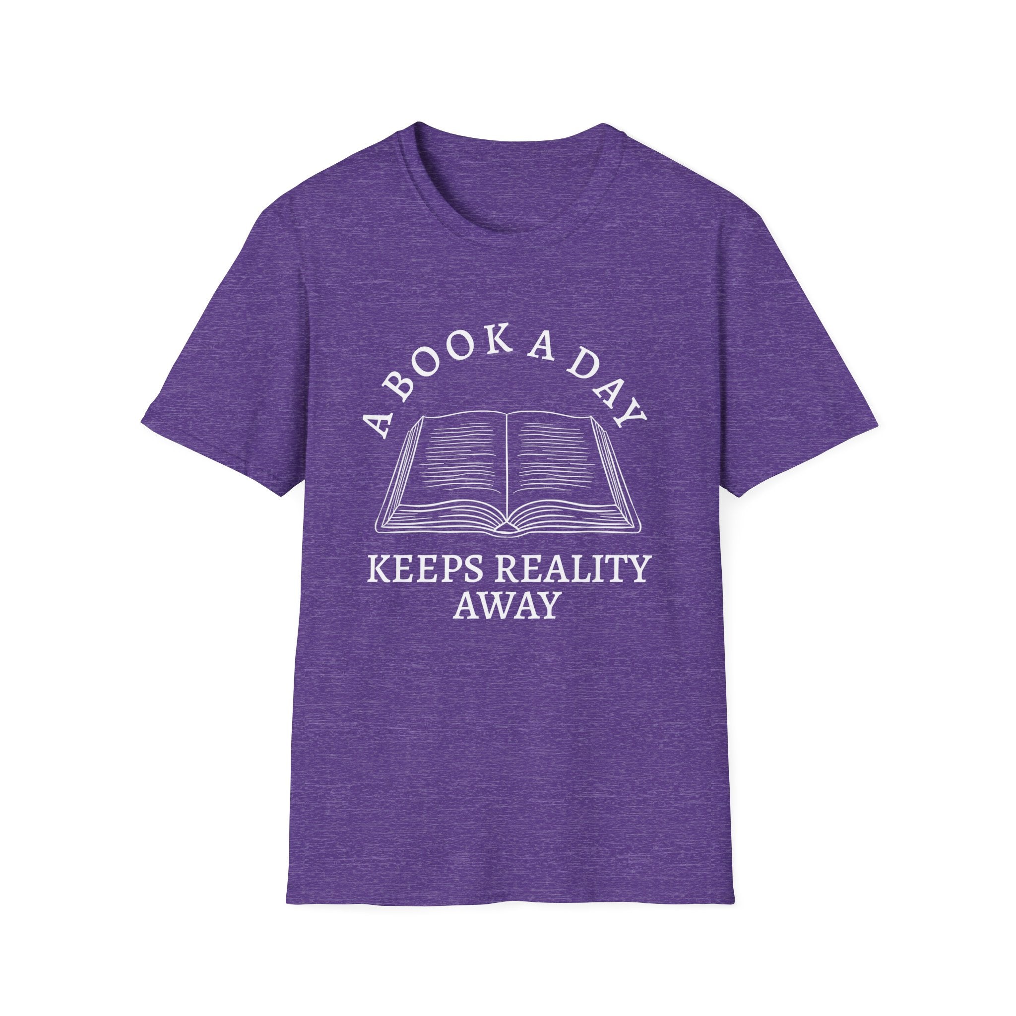 A book a day keeps reality away - Open book T-Shirt