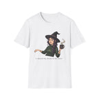 I closed my book to be here - Moody Witch Graphic T-Shirt