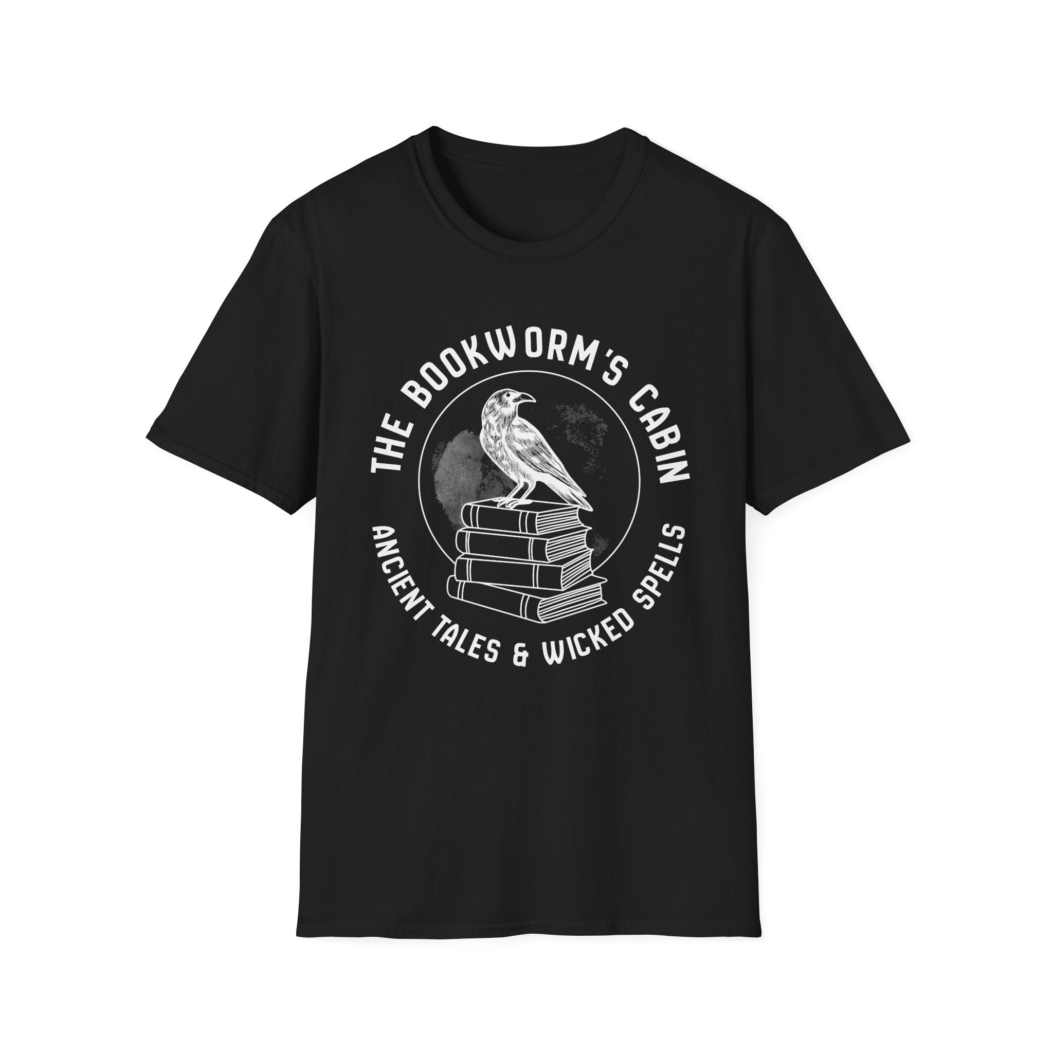 The bookworm's cabin - Typography T-Shirt
