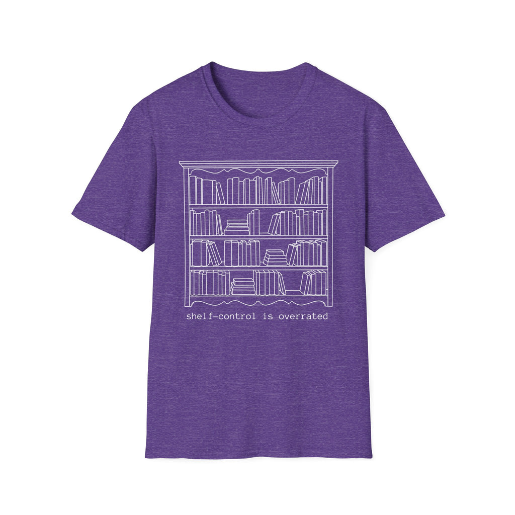 Shelf-control is overrated - Big book shelf T-Shirt