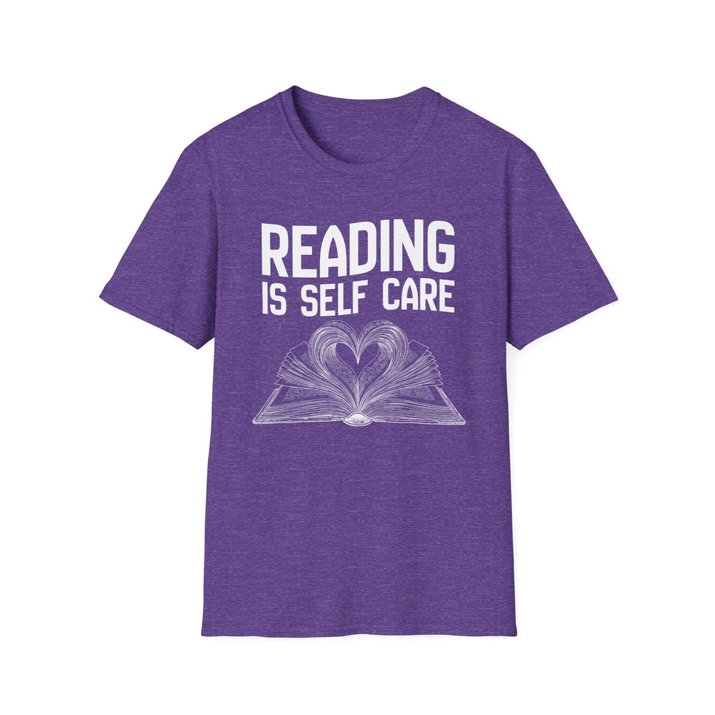 Reading is self care - Heart Book T-Shirt