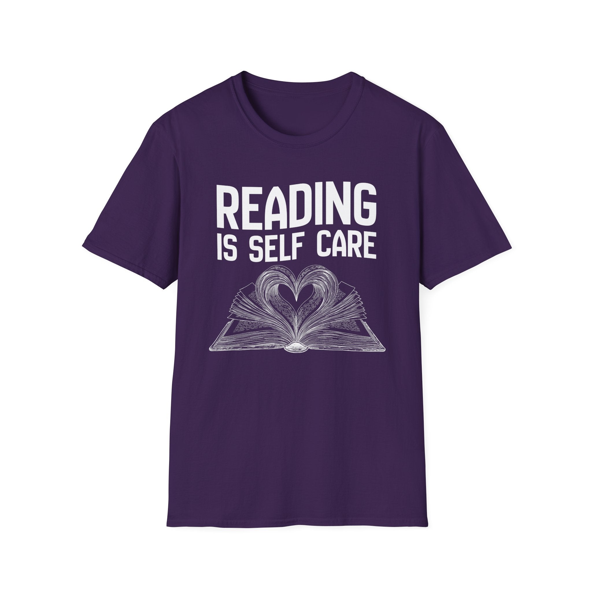 Reading is self care - Heart Book T-Shirt