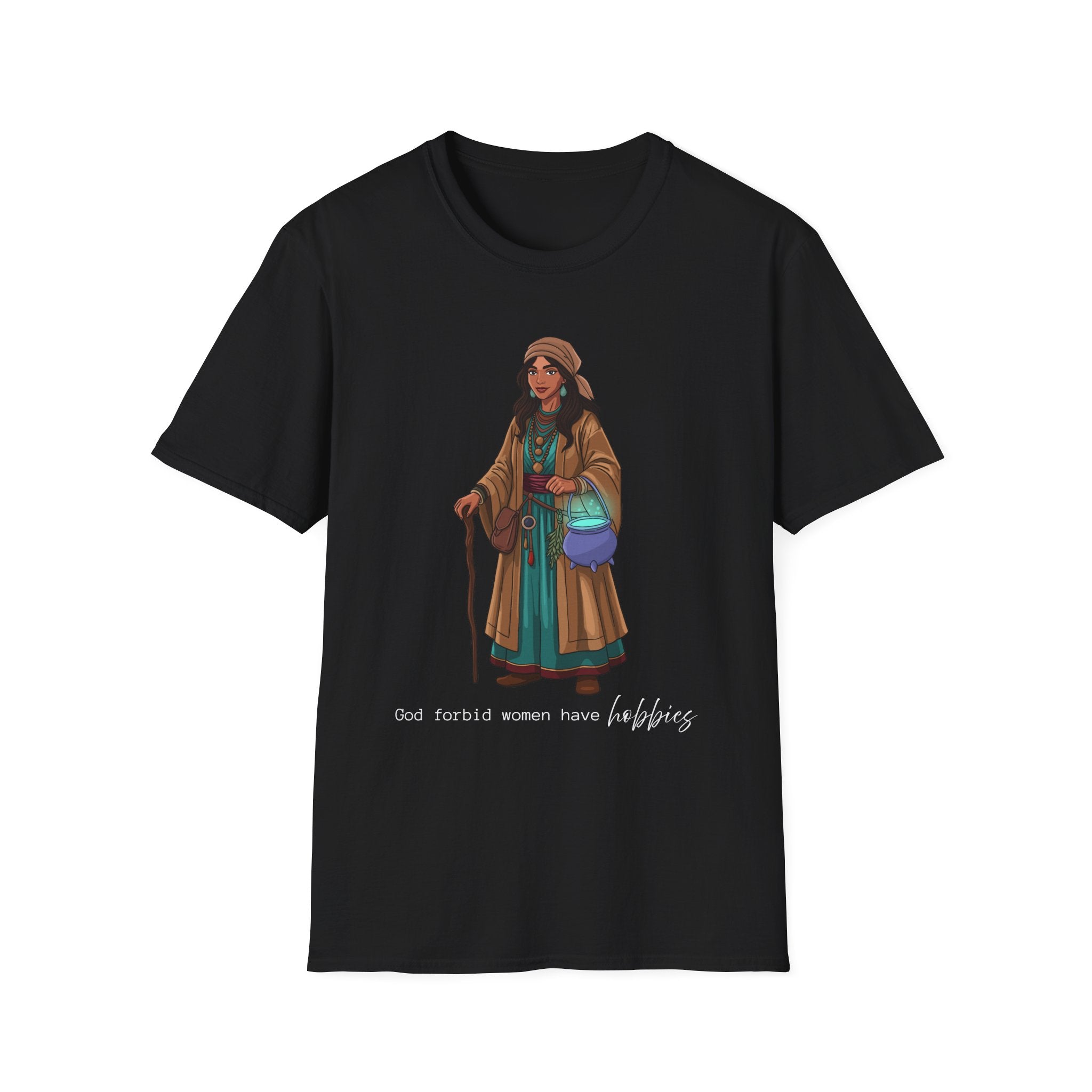 God forbid women have hobbies - Witch (Style 4) Graphic T-Shirt