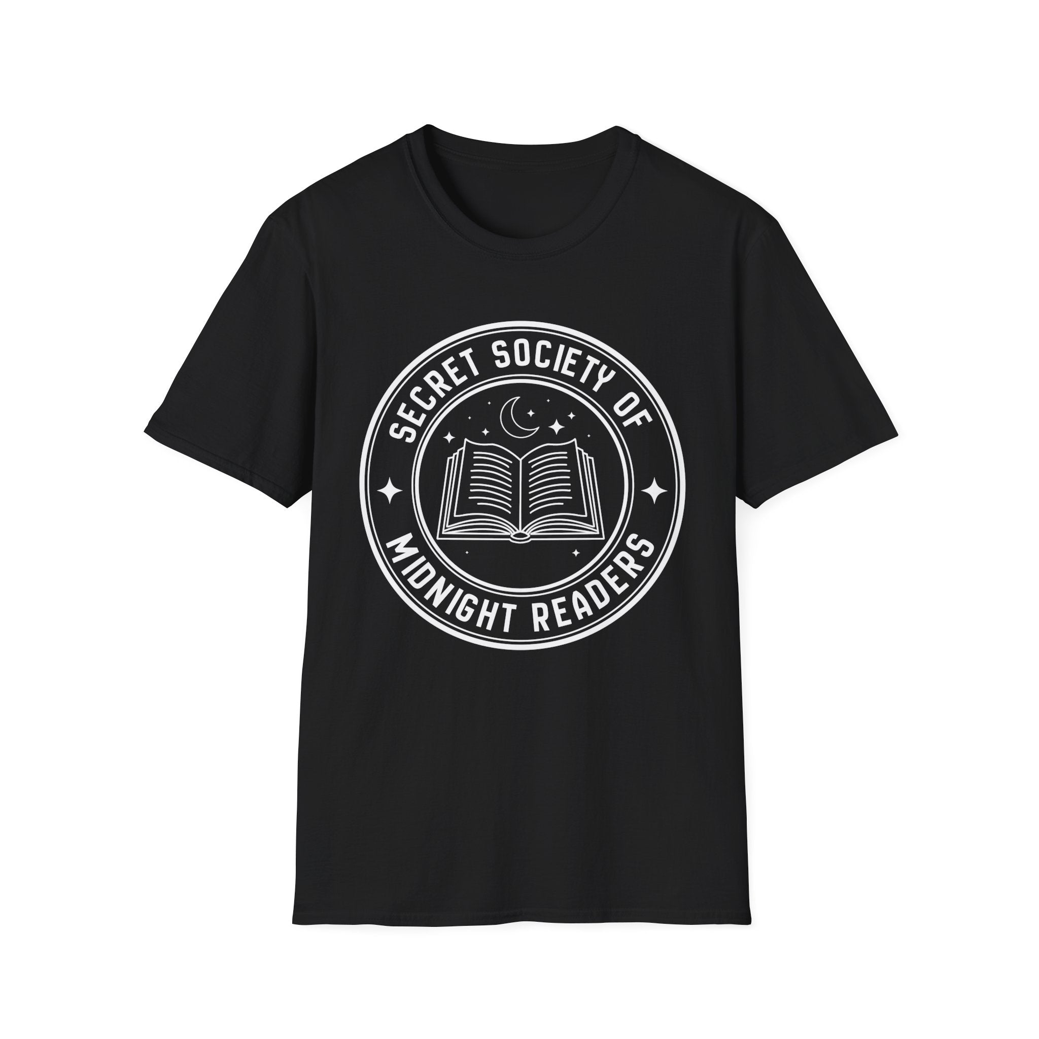 Secret society of midnight readers - Typography T-Shirt