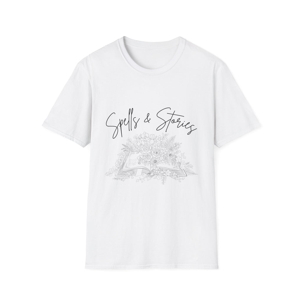 Spells & Stories - Flower Book T-Shirt