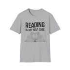 Reading is my self care - Heart Book T-Shirt