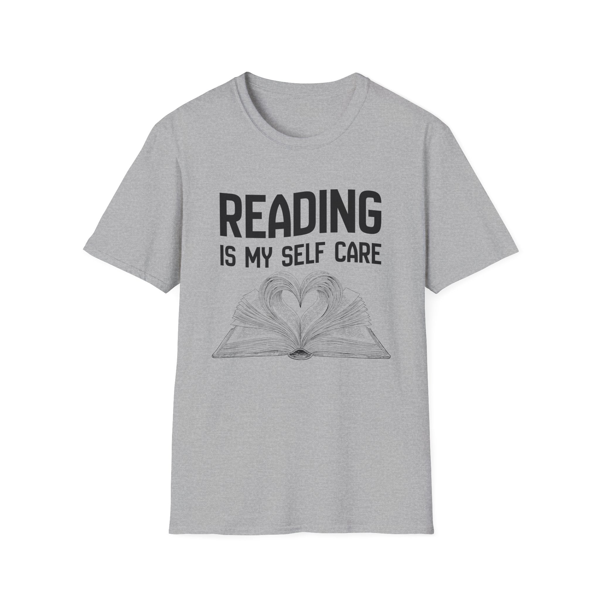 Reading is my self care - Heart Book T-Shirt