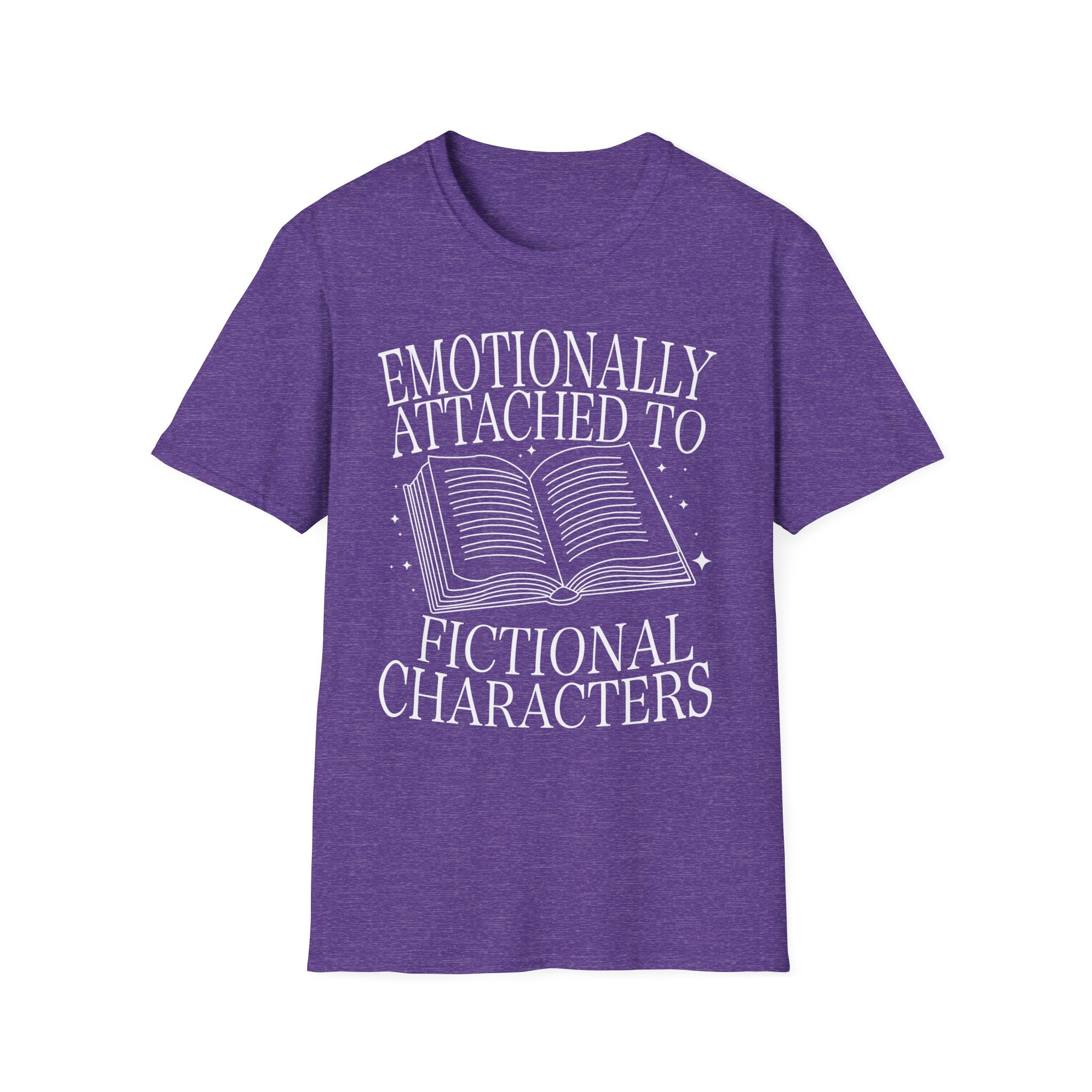Emotionally attached to fictional characters - Typography T-Shirt