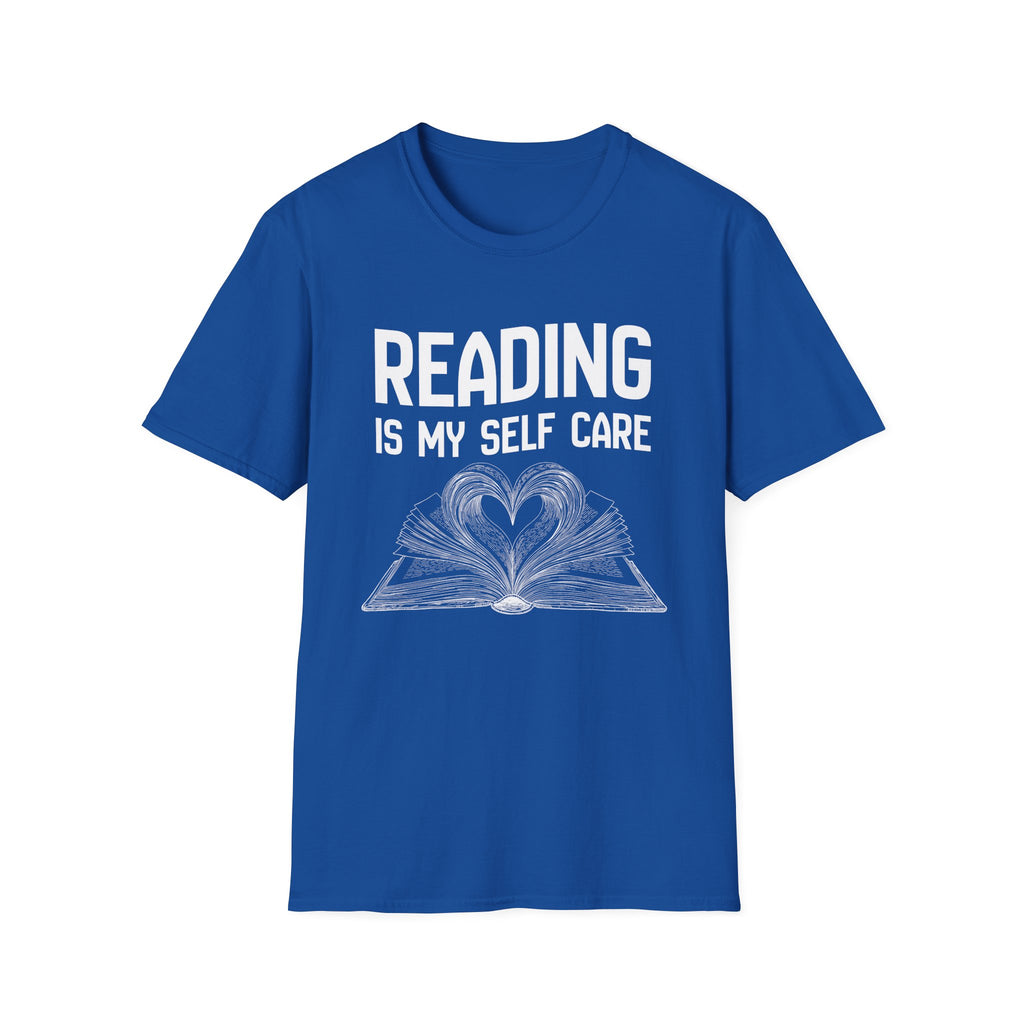 Reading is my self care - Heart Book T-Shirt
