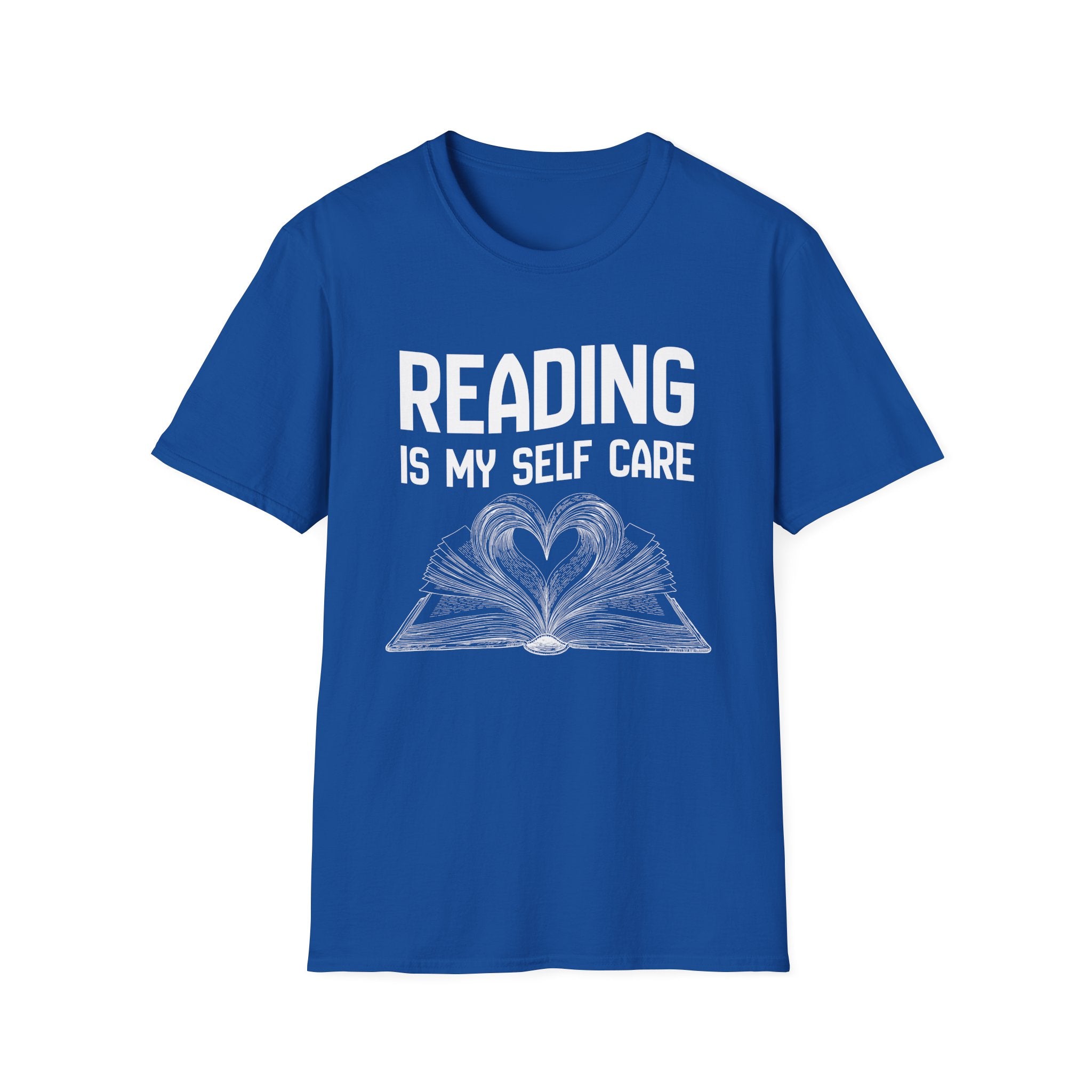 Reading is my self care - Heart Book T-Shirt