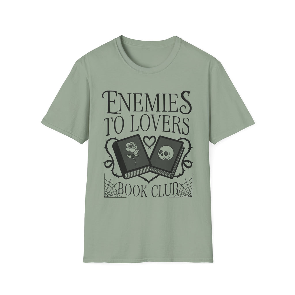 Enemies to lovers book club - Typography T-Shirt