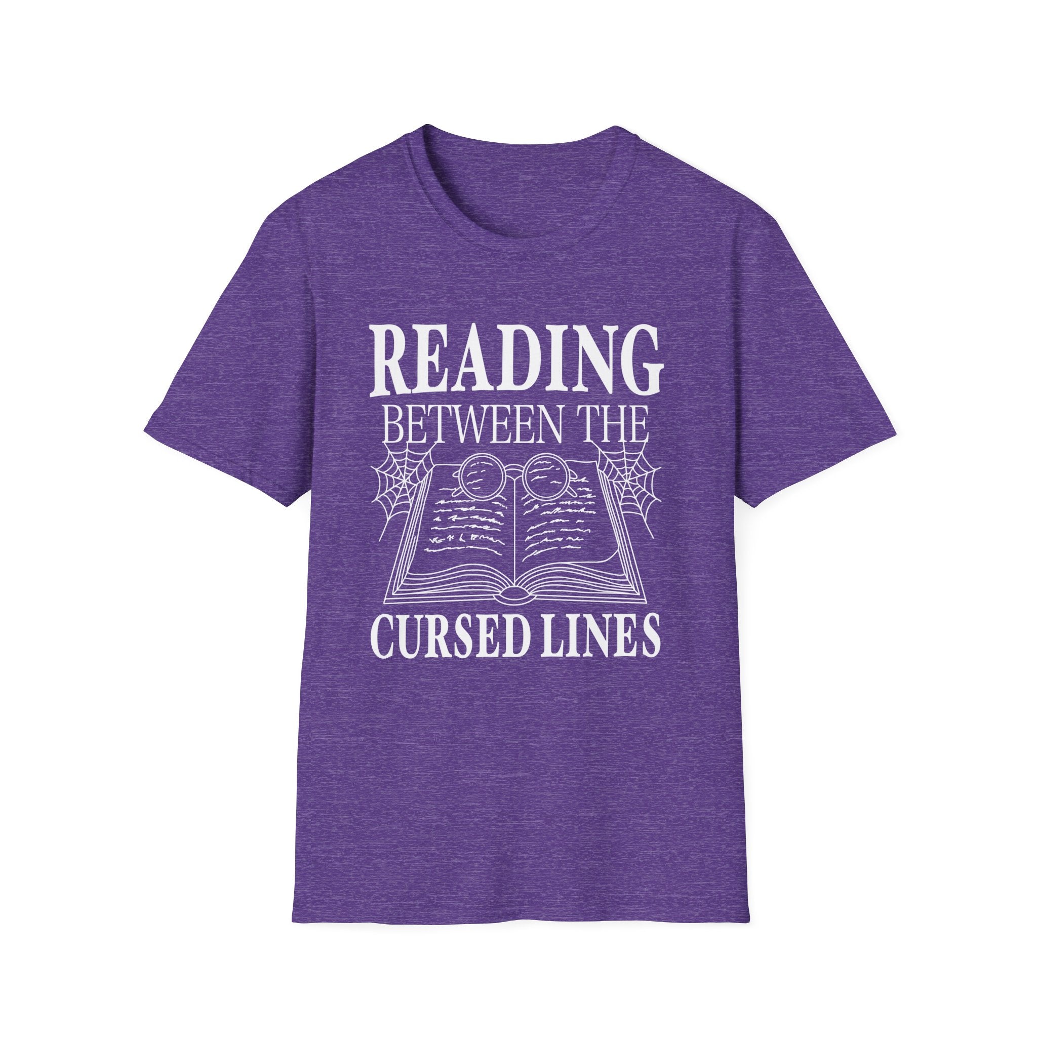 Reading between the cursed lines - Typography T-Shirt
