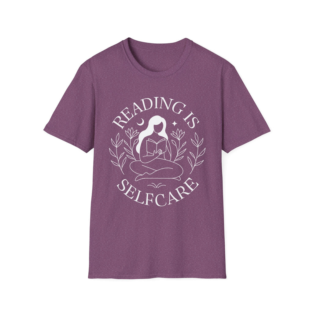 Reading is selfcare - Typography T-Shirt