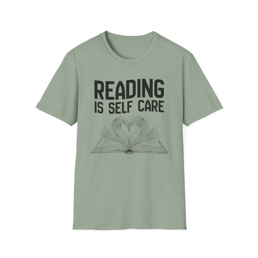 Reading is self care - Heart Book T-Shirt