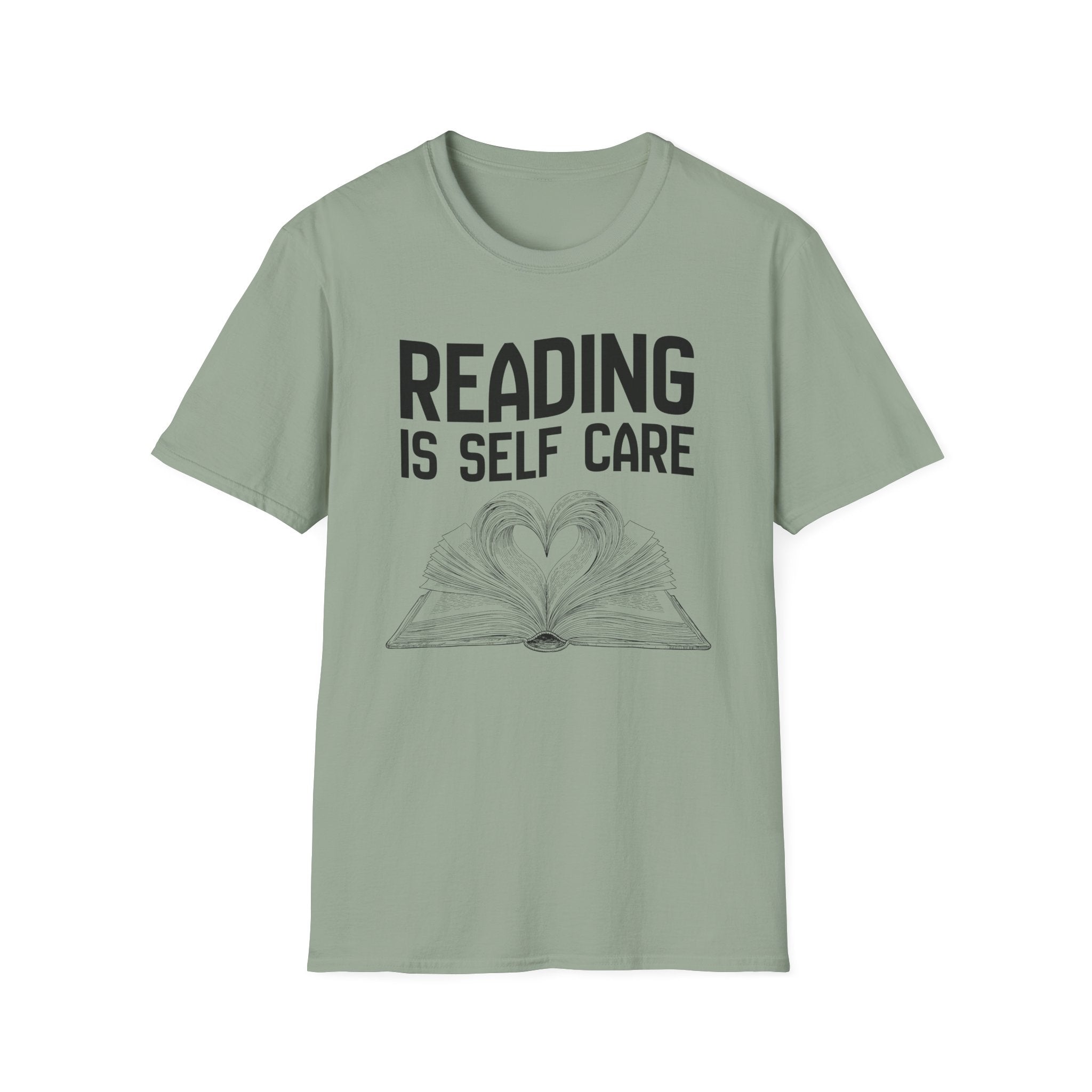 Reading is self care - Heart Book T-Shirt
