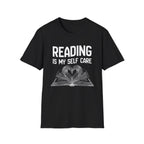 Reading is my self care - Heart Book T-Shirt