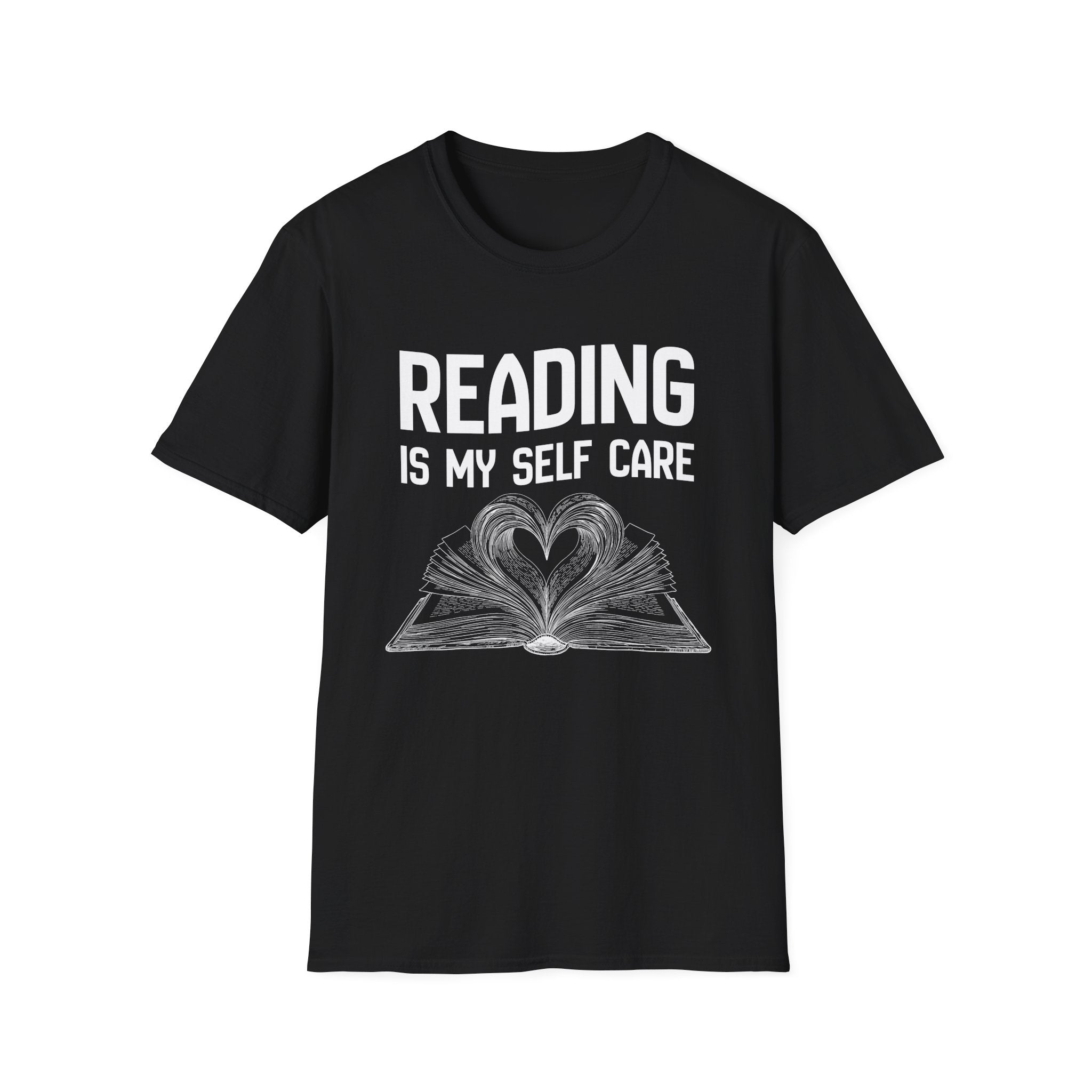Reading is my self care - Heart Book T-Shirt
