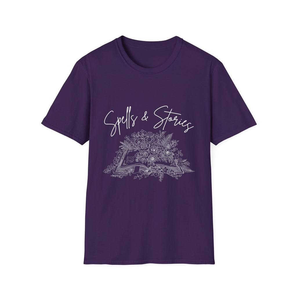 Spells & Stories - Flower Book T-Shirt