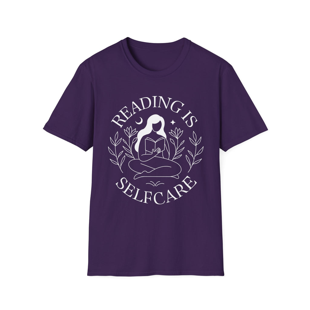 Reading is selfcare - Typography T-Shirt