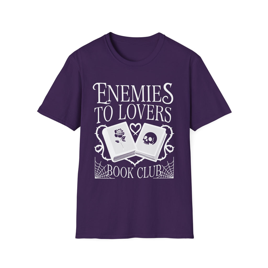 Enemies to lovers book club - Typography T-Shirt